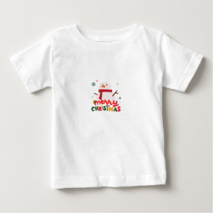 Red Green Yellow Illustration Christmas Baby T-Shirt