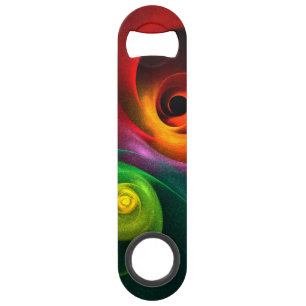 Red Green Yin Yang Modern Abstract Art Pattern #20