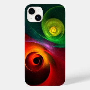 Red Green Yin Yang Modern Abstract Art Pattern #20 Case-Mate iPhone 14 Plus Case