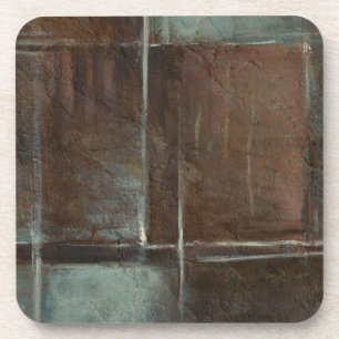 Red & Grey Brick Wall Coaster