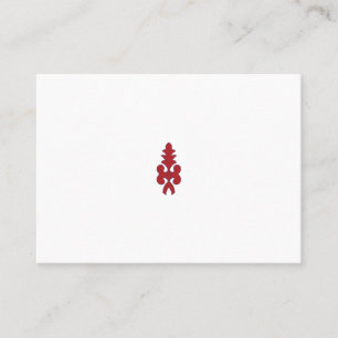 red, grey, violet illustration Design Place Card