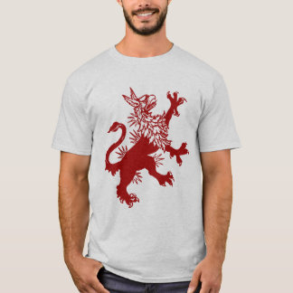 Red Griffin - Mediaeval Gryphon T-Shirt