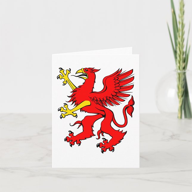Red Griffin Note Cards (Creator Uploaded)