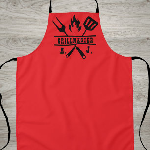 Red Grillmaster Utensil Apron