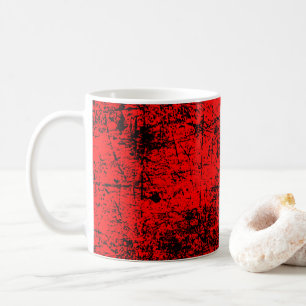 Red Grunge Coffee Mug