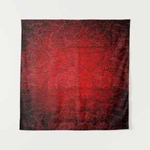 Red grunge texture black gradient tapestry