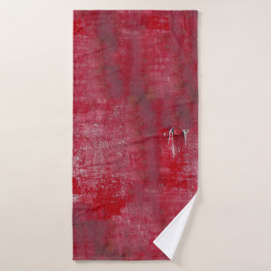 Red grunge textureabstract,ancient,art,background, bath towel