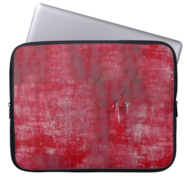 Red grunge textureabstract,ancient,art,background, laptop sleeve (Front)
