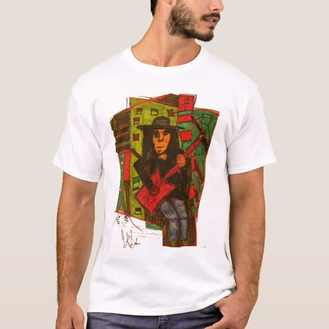 red guitar T-Shirt (Front)