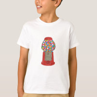 Red Gumball Machine Candy Bubble Gum