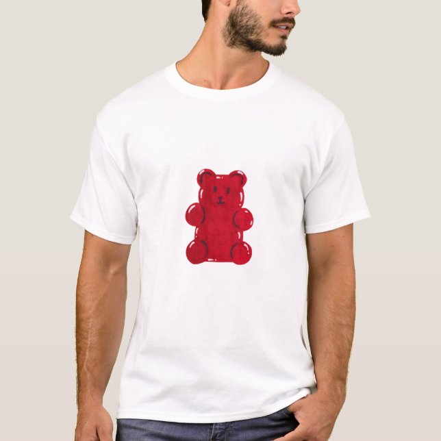 red gummy bear T-Shirt (Front)