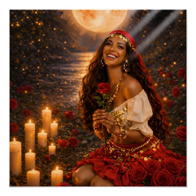 red gypsy glossy  poster (Front)