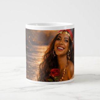 red gypsy large coffee mug