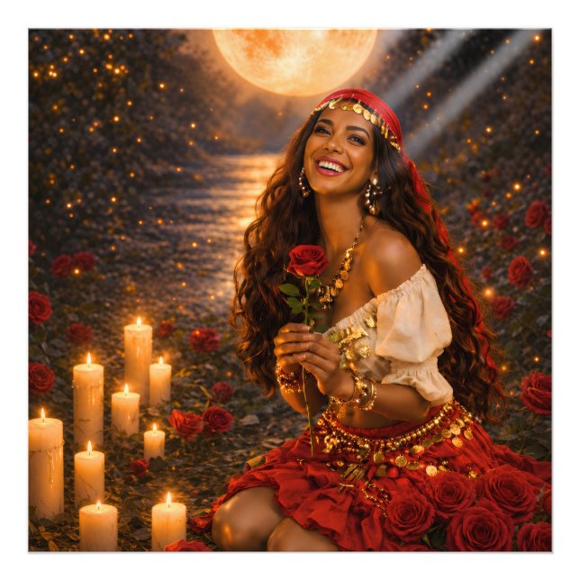 red gypsy  photo print (Front)