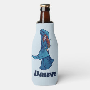 Red Hair Belly Dancer art Belly Dancing Redhead Bottle Cooler