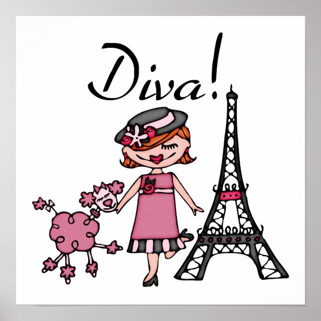 Red Hair Diva Poster (Front)