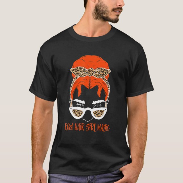 Red Hair Girl Redhead Ginger Redhead T-Shirt (Front)