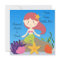 Red Hair Mermaid Custom Birthday Invitation