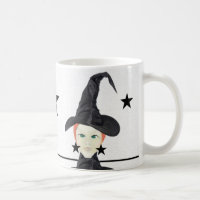 Red Hair Witch, Green Eyes, Stars Black