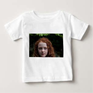 Red-Haired Child Portrait Baby T-Shirt - Cute Pers