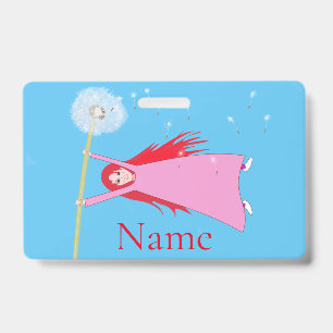 Red-haired Dandelion Girl Thunder_Cove ID Badge