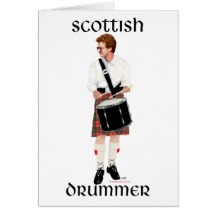 Red Haired Scottish Drummer