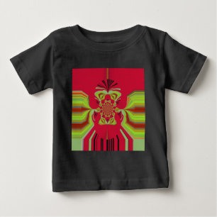 Red Hakuna Matata pattern Baby T-Shirt