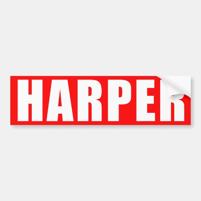 Red Harper Sticker (Front)