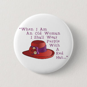 Red Hat 6 Cm Round Badge