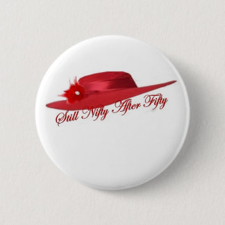 red hat 6 cm round badge