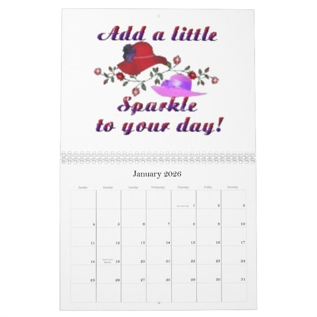 RED HAT CALENDAR (Jan 2026)