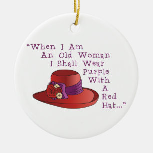 Red Hat Ceramic Tree Decoration