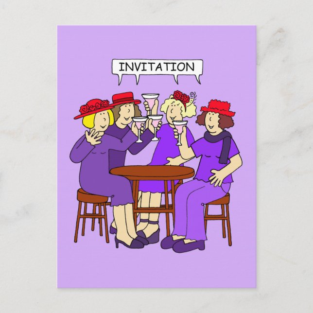 Red Hat Ladies Invitation (Front)