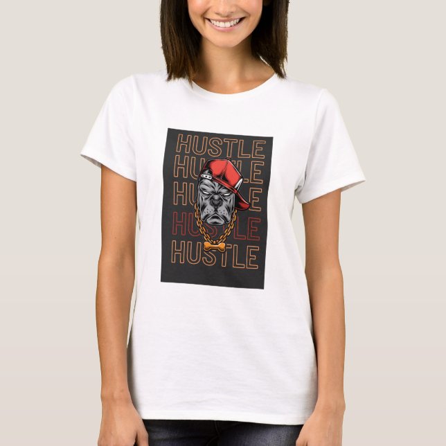  Red Hat Mad Dog Hustle  T-Shirt (Front)