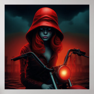 Red hat rocky poster