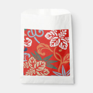 Red Hawaiian Japanese Kimono Favour Bags