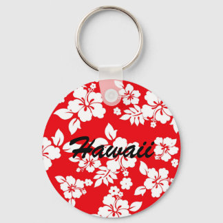 Red Hawaiian Key Ring