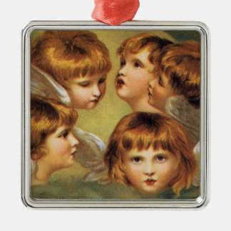 Red-Headed Angels Metal Tree Decoration