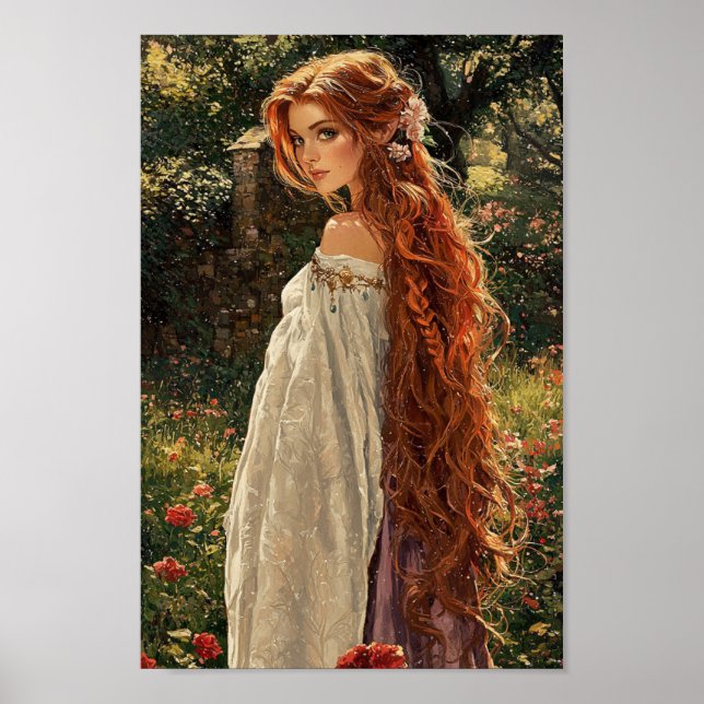 Red Headed Beauty Poster (Front)