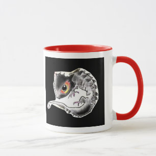 Red-headed lizard mug
