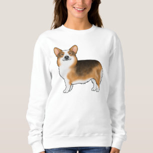 Red Headed Tricolor Pembroke Welsh Corgi Cute Dog Sweatshirt