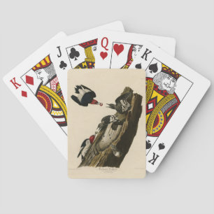 Red headed Woodpecker - Audubon's Birds of America Playing Cards