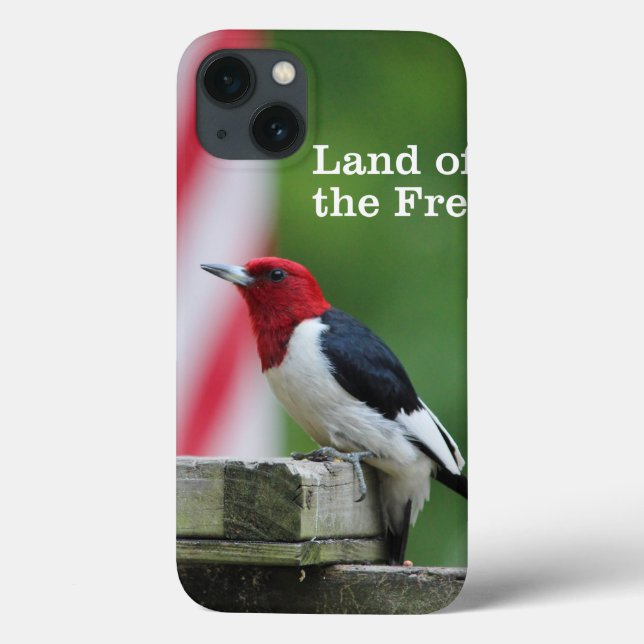 Red-headed Woodpecker Case-Mate iPhone Case (Back)