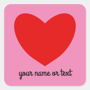 Red Heart #1 Stickers