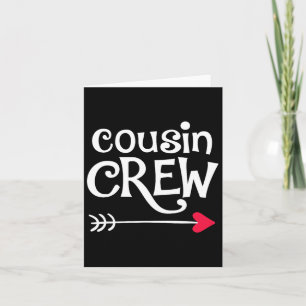 Red Heart And Arrow Cousin Crew Kids And Girls Card