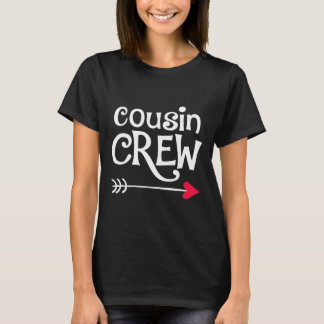 Red Heart And Arrow Cousin Crew Kids And Girls  T-Shirt