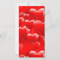 red heart balloons