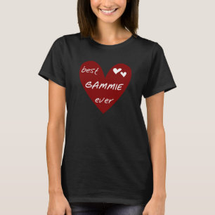 Red Heart Best Gammie Ever Tshirts and Gifts
