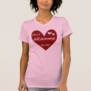 Red Heart Best Grammie Ever T-shirts and Gifts