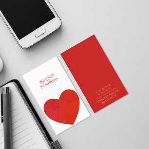 Red Heart Business Card
